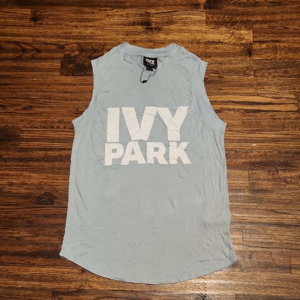 IVY PARK Light Blue Sleeveless Top